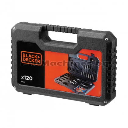 Вложки накрайници и свредла в куфар - Black and Decker A7220 