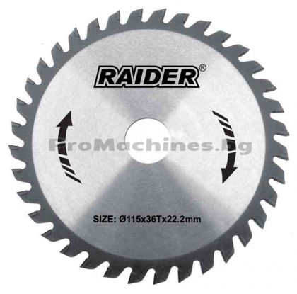 Диск за циркуляр Ф210x25.4мм 24T- Raider RD-SB04 