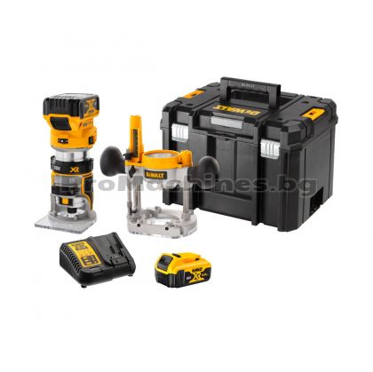 Акумулаторна оберфреза безчеткова 18V - Dewalt DCW604P2 