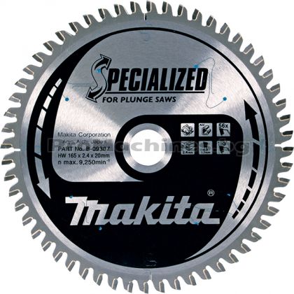 Диск за циркуляр за алуминий 250х30 Т100 - Makita 