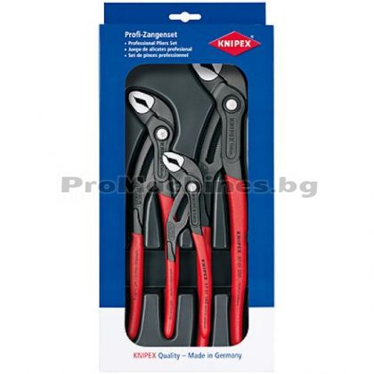 Клещи раздвижни Cobra комплект 3 части - Knipex 00 20 09 V02 