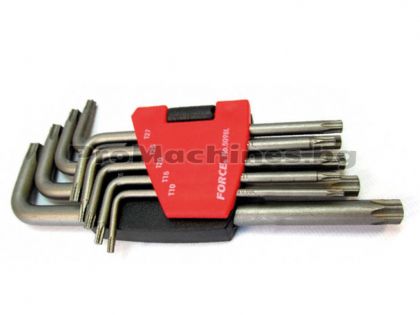 Шестограми TORX удължени Т10-Т50 9бр  - Force 5151L  