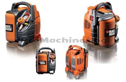 Компресор безмаслен 5л 8bar 1.5кс - Black&Decker BD195 6-MY 