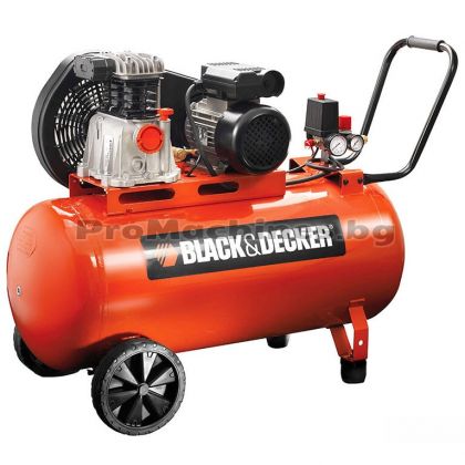 Компресор с ремък 50л 10bar 2кс - Black&Decker BD220-50-2  