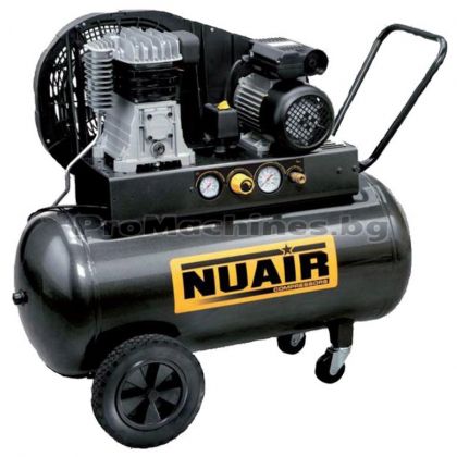 Компресор с ремък 100л 10bar 3кс - NUAIR B2800B 3M 100 TECH 