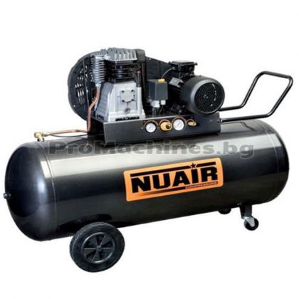 Компресор с ремък 200л 10bar 4кс - NUAIR B3800B 4T 200 TECH 