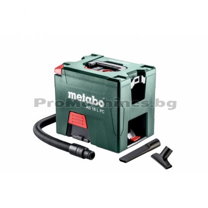 Прахосмукачка акумулаторна 18V без батерия - Metabo AS 18 L PC 