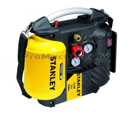 Компресор за въздух безмаслен 5л 8bar 180л/мин - Stanley 