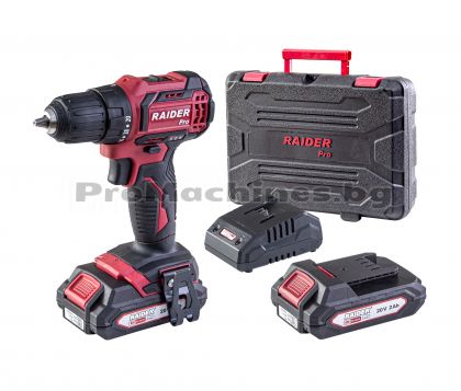 Винтоверт безчетков R20 44Nm 2x2Ah - Raider RDP-SBCD20 Set 