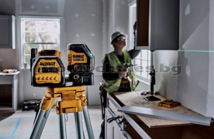 Лазерен нивелир 12-18V зелен 1x2Ah - Dewalt DCE088D1G18 