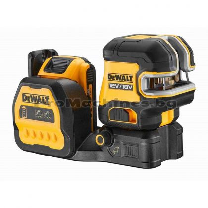 Лазерен нивелир 12-18V зелен 2линии и 2точки 1x2Ah - Dewalt DCE822D1G18 