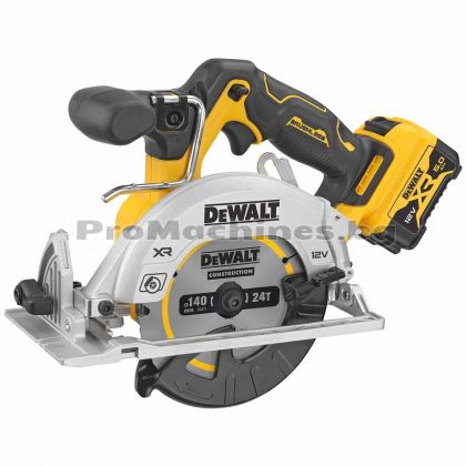 Циркуляр 12V 140мм безчетков 2x5Ah - Dewalt DCS512P2 