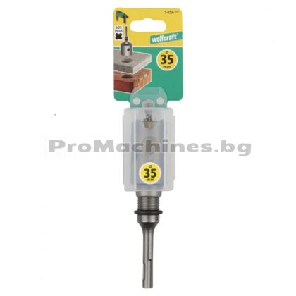 Боркорона за тухла бетон SDS Plus 35мм - Wolfcraft 