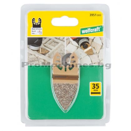 Нож за осцилиращ мултиинструмент HM 35мм - Wolfcraft 