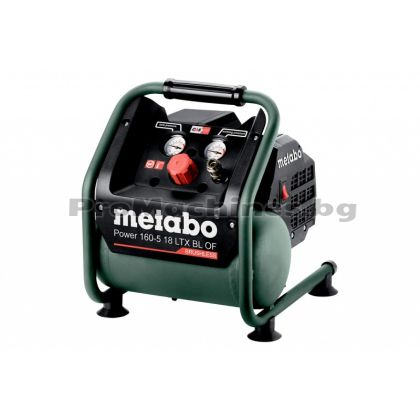 Компресор акумулаторен 700W 5л без батерии - Metabo Power 160-5 18 LTX BL 