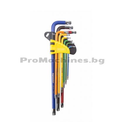 Шестограми TORX T10-T50 9бр CR-V - Top Master Pro 