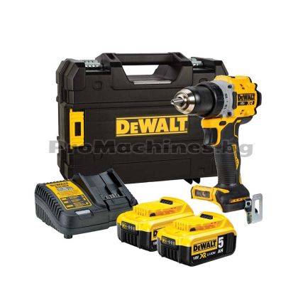 Винтоверт безчетков 18V 90Nm 2x5Ah - DeWalt DCD800P2T 