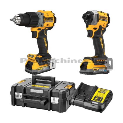 Винтоверт DCD805 + гайковерт DCF850 2x1.7Ah батерии - DeWalt DCK2050E2T 