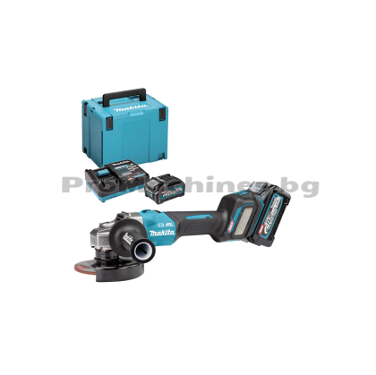 Ъглошлайф 40V 2х4Ah 125мм - Makita GA023GM201 