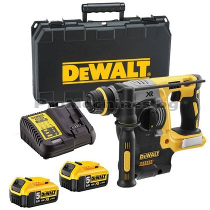 Акумулаторен перфоратор безчетков SDS Plus 18V 2x5.0Ah - DEWALT DCH273P2