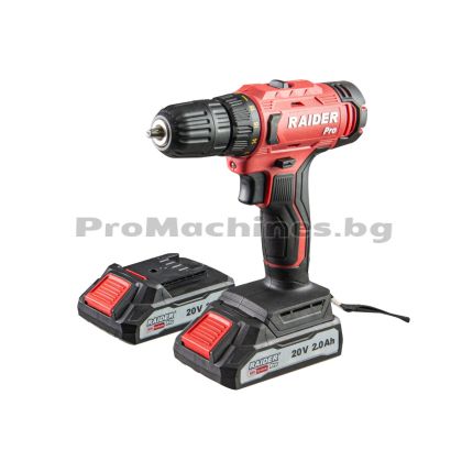 Винтоверт 20V R20 44Nm 2x2Ah - Raider RDP-SPCD20