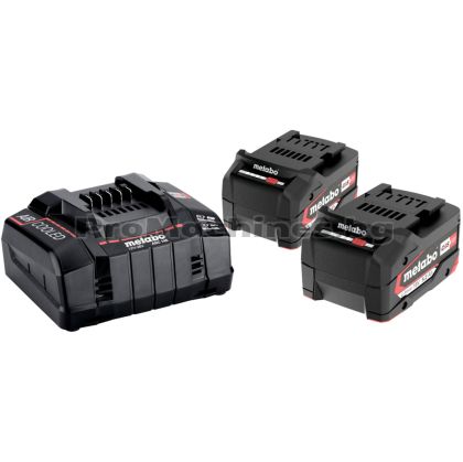 Батерии 2x5.2Ah Li-Power и зарядно 18V ASC 145 - Metabo