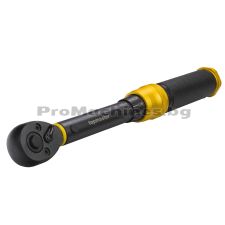  К-кт динамометричен ключ с вложки и удължител 1/4 5-25Nm TMP 