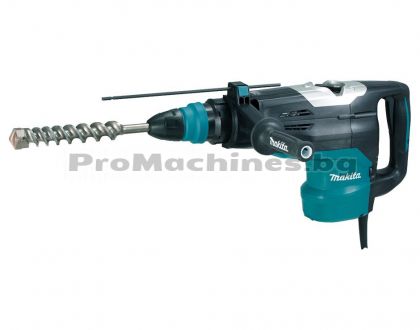 Перфоратор SDS max - Makita HR5202C, 1510W, 130-260 оборота, 1100-2250 удара, 19.7 J, 11.4 кг