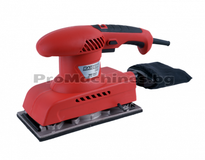 Виброшлайф 320W, 115х230мм, рег. обор. – Raider, RDP-SA23 