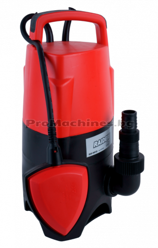 Помпа водна потопяема за мръсна вода  750W, 1",  max 217L/мин, 8m – Raider, RDP-WP25 