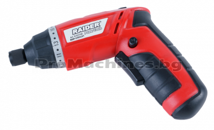 Отвертка акумулаторна Li-ion 3.6V, 1300mAh и аксесоари – Raider, RDP-CSCL01 