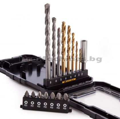 Комплект свредла и накрайници (битове), Dewalt DT71567