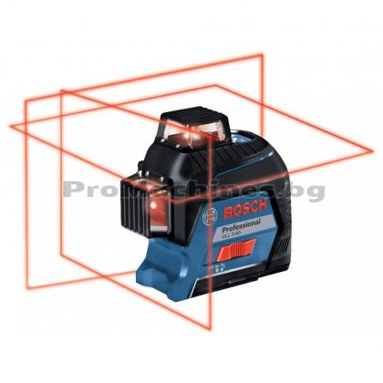 Линеен лазерен нивелир - Bosch GLL 3-80 Professional, 30 м