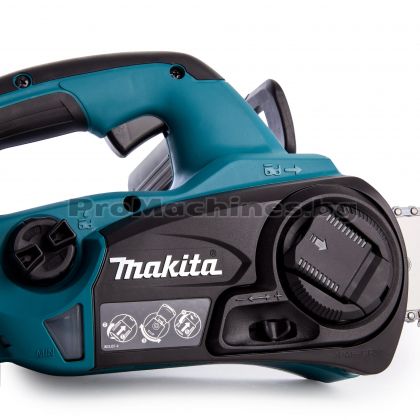 Акумулаторен верижен трион (само машина) - Makita DUC252Z, 18V + 18V, 25 см