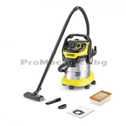 Мултифункционална прахосмукачка за мокро и сухо почистване Karcher WD 5 P Premium , 1100 W