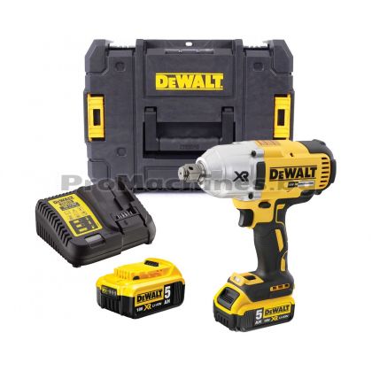 Акумулаторен ударен гайковерт 3/4 - DEWALT DCF897P2, безчетков, 950Nm, 18V, 2 бр. 5.0Ah XR Li-Ion батерии, зарядно в куфар