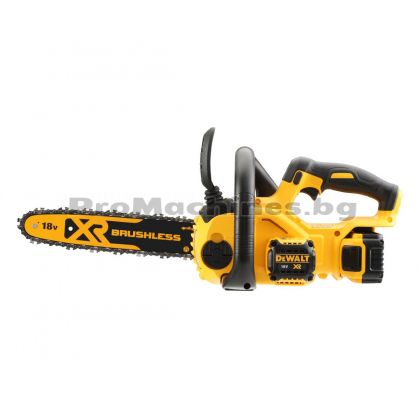 Акумулаторна резачка за дърва 18V - Dewalt DCM565P1, 1 бр. 5.0 Ah батерия и зарядно устройство