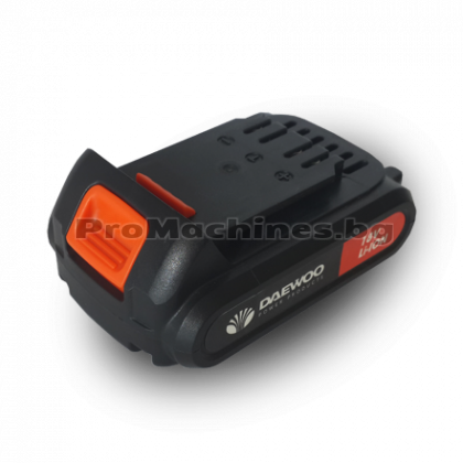 Батерия 18V Li-Ion, 2.0Ah за акумулаторен гайковерт Daewoo DALIW012