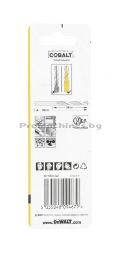 Свредло за метал HSS-CO Extreme КОБАЛТ - ф 3.5 мм 2 бр. - DEWALT DT4903