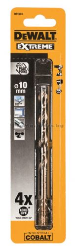 Свредло за метал HSS-CO Extreme КОБАЛТ - ф 10.0 мм - DEWALT DT4914