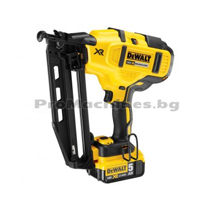 Акумулаторен пистолет,18V за пирони безчетков - Dewalt DCN660P2