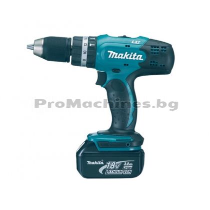  Акумулаторен,ударен винтоверт 18V - Makita DHP453RFE