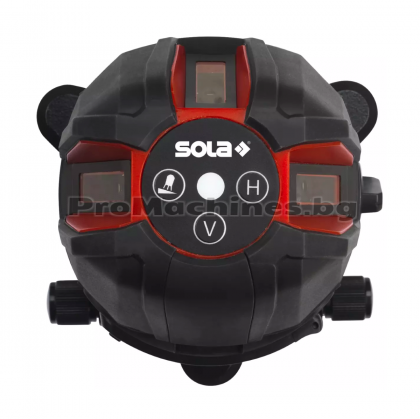  Нивелир с 3 лъча лазарен линеен  25 метра - Sola Atlas Green