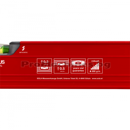Нивелир тип кутия алуминиев  1800 мм - Sola BIG RED 3 180