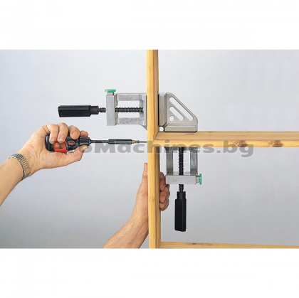 Стяга ъглова дърводелска  90° 65мм - WOLFCRAFT 3415000