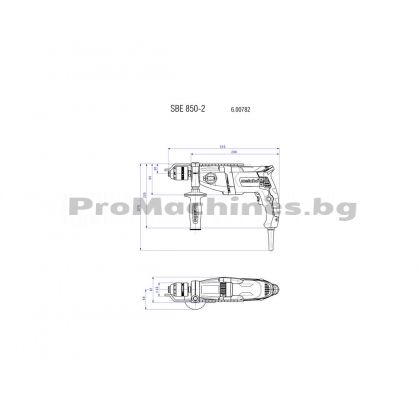 Бормашина ударна 850W - METABO SBE 850-2  SSBF