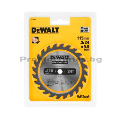 Диск за ръчен циркуляр DCS571  115мм 24T - Dewalt DT20420