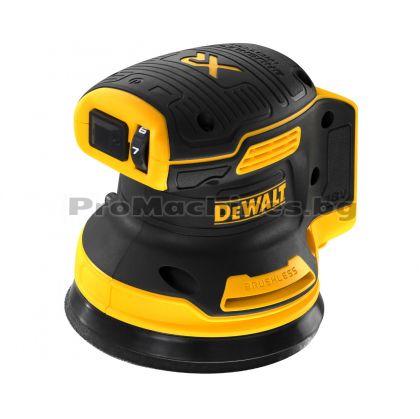 Акумулаторен ексцентършлайф ф125 мм. 18V Li-ion, само тяло - DEWALT DCW210N 