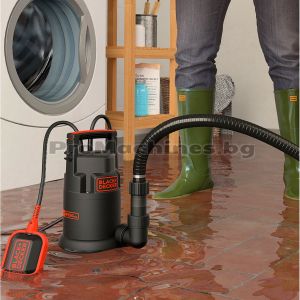 Помпа за вода потопяема за чиста вода 250W - Black and Decker BXUP250PCE 