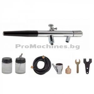 Аерограф двойнодействащ ø0.2мм 8части - Raider RD-AB01 